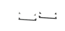 Road Armor 500BRS-SMK-415 - TRECK Dual Lower 5ft Bed Mid-Size Truck Rail Mounts (Pair)