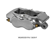 Wilwood 120-13839-P - Caliper-Forged DynaliteI Polished 1.38in Pistons .81in Disc