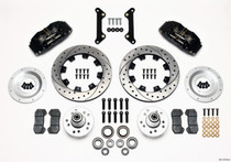 Wilwood 140-10738-D - Dynapro 6 Front Hub Kit 12.19in Drilled 70-78 Camaro