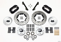 Wilwood 140-11007-D - Forged Dynalite Front Kit 11.00in Drilled 70-78 Camaro