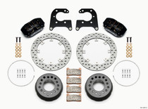 Wilwood 140-12547-D - Dynapro Lug Mount Single Rear Dynamic Kit SA Drilled Big Ford 2.36in Offset