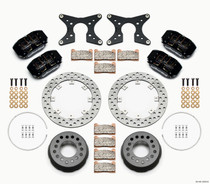 Wilwood 140-12553-D - Dynapro Lug Mount Dual Rear Dynamic Kit SA Drilled Big Ford 2.36in Offset
