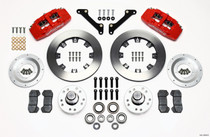 Wilwood 140-12836-R - Dynapro 6 Front Hub Kit 12.19in Drilled Red 79-81 Camaro