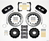 Wilwood 140-13698-D - AERO4 Rear Kit 14.25in Drilled 2014-Up Corvette C7 w/Lines