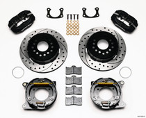 Wilwood 140-7582-D - Forged Dynalite P/S Park Brake Kit Drilled New Big Ford 2.36in Offset