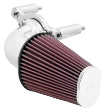 K&N 63-1125P - 01-11 Harley Davidson FX / FL Aircharger Performance Intake Kit