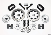 Wilwood 140-8582-D - Forged Dynalite Front Kit 12.19in Drilled 70-78 Camaro