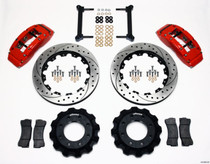 Wilwood 140-8996-DR - TC6R Front Kit 16.00in Drilled Red 1999-2010 GM H2 Truck/SUV 2500