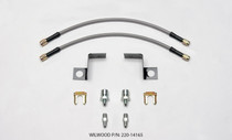 Wilwood 220-14165 - Flexline Kit 14 inch -3 3/8-24 IF 1/8 NPT Straight