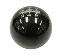 NRG SK-300BC-W - Universal Ball Style Shift Knob - Heavy Weight 480G / 1.1Lbs. - Black Carbon Fiber (5 Speed)