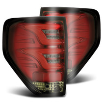 AlphaRex 650020 - 09-14 Ford F-150 (Excl Flareside Truck Bed Models) PRO-Series LED Tail Lights Red Smoke