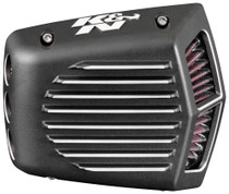 K&N RK-3950 - Street Metal Intake System for 01-16 Harley Davidson Softail/Dyna - Shaker Black