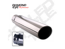 Diamond Eye 5618BRA - Exhaust Tail Pipe Tip Bolt-On Turn Down 5 inch ID X 6 Inch OD X 18 Inch Long