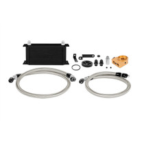 Mishimoto MMOC-WRX-08TBK - 08-14 Subaru WRX Thermostatic Oil Cooler Kit - Black