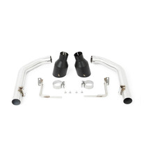 Mishimoto MMEXH-MUS8-15ARBK - 2015+ Ford Mustang Axleback Exhaust Race w/ Black Tips