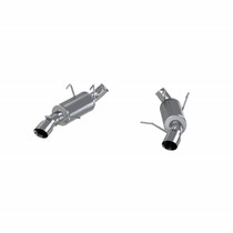 MBRP S7225AL - 2011-2014 Ford Mustang Aluminized Steel 3 Inch Dual Muffler Axle Back Split Rear Exhaust System