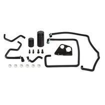 Mishimoto MMBCC-F35T-17SBE - 2017+ Ford F-150 3.5L EcoBoost Baffled Oil Catch Can Kit