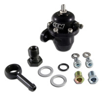 AEM 25-303BK - 86-93 Acura / 95-98 TL / 88-91 Civic/CRX / 92-01 Prelude Black Adjustable Fuel Pressure Regulato