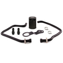 Mishimoto MMBCC-CAM8-16PBE - 2016+ Chevrolet Camaro SS Baffled Oil Catch Can Kit - Black