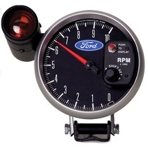 AutoMeter 880827 - Ford 5in. 10K RPM Pedestal w/ Ext. Shift-Lite Tachometer Gauge