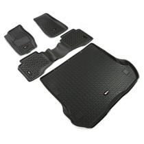 Rugged Ridge 12988.33 - Floor Liners, Kit, Black; 05-10 Jeep Grand Cherokee WK