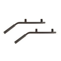 Rugged Ridge 13505.42 - Steel Grab Handles Rear Pair Black 07-18 Jeep Wrangler JK /JKU