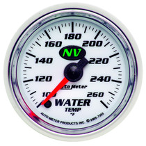 AutoMeter 7355 - NV 2-1/16in 100-260 Deg F Stepper Motor Water Temp Gauge