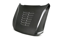 Anderson Composites AC-HD18FDMU-GT5-DS - 18-19 Ford Mustang Double Sided Type-GT5 Carbon Fiber Hood