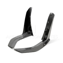 Anderson Composites AC-FBC20FDMU500 - 2020 Ford Mustang/Shelby GT500 Carbon Fiber Front Splitter Wickers