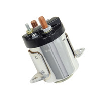 ACCEL 40114C - Starter Solenoid; Motorcycle; Replaces PN[31489-79B]; Fits Harley 5 Speed Models From 80-88; Chrome;