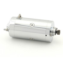 ACCEL 40004C - Ultra-Tork Starter; Motorcycle Starter For Harley; Prestolite-Type; 1.0 Kw; Chrome;