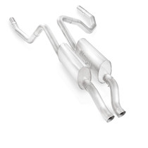 Stainless Works RAM09CB-S - 2009-16 Dodge Ram 5.7L Truck Exhaust 3in X-Pipe S-Tube Mufflers Under Bumper Exit