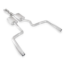 Stainless Works HM64CBCOEMTP - Catback Dual Chambered Mufflers Factory & Performance Connect