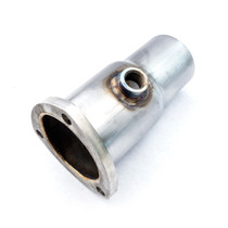 Stainless Works HCA32.25O2 - Collector Adapter 3-Bolt 3in OD Tubing 2-1/4in OD Outlet + O2 Bung