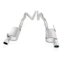 Stainless Works M08GTL - 2007-10 Shelby GT500 3in Catback X-Pipe S-Tube Mufflers