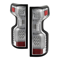 Spyder 5087287 - Chevy Silverado 19-20 (Do Not Fit Halogen Model) LED Tail Light - Chrome ALT-YD-CS19LED-C