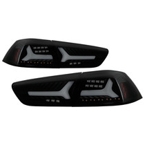 Spyder 5088147 - Mitsubishi Lancer/Evolution X 08-14 V2 LED Tail Lights - Black Smoke ALT-YD-ML08V2-SEQ-BSM