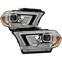 Spyder 5088277 - Dodge Durango 11-13 Halogen Model Only Projector Headlights - Chrome PRO-YD-DDU11SI-C