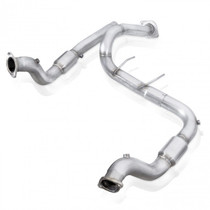 Stainless Works FTR17DPCAT - 2017 F-150 Raptor 3.5L 3in Downpipe High-Flow Cats Factory Connection