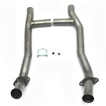 JBA 1656SH - Performance Exhaust  2.5" Stainless Steel Mid-Pipe H-Pipe for 1655, 351W T-56 Transmission