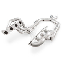 Stainless Works SM12HCATX - Stainless Power 2011-14 Mustang GT Headers 1-7/8in Primaries High-Flow Cats 3in X-Pipe