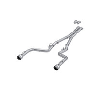MBRP S7118AL - Aluminized Steel 3.0 Inch Cat-Back Dual Rear Race Profile with Dual Tips 15-23 Dodge Charger