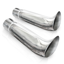 Stainless Works 720250 - Elf Ear Exhaust Tips 2 1/2in Body 2 1/2in ID Inlet