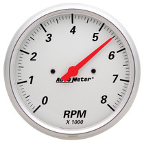 AutoMeter 1399 - Gauge Tachometer 5in. 8K RPM In-Dash Arctic White