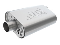 Borla 400837 - S-Type CrateMuffler 2.25in Offset-In/Center-Out (For Small Block Ford Stock Output 289/302)