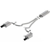 Ford Racing M-5200-M8GB - 16-17 Mustang GT 5.0L Coupe /Convertible EC-Type Cat-Back Exhaust System Blk Chrome Tips