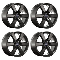 Ford Racing M-1007K-P20XB - 15-16 F-150 20in x 8.5in Wheel Set with TPMS Kit - Matte Black