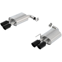 Ford Racing M-5230-M8TBA - 18-19 Ford Mustang GT 5.0L Touring Muffler Kit w/ Black Chrome Exhaust Tips