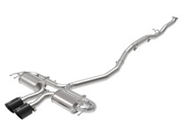 aFe Power 49-36624-B - Takeda 3in 304 SS Cat-Back Exhaust System w/Black Tips 17-20 Honda Civic Sport L4-1.5L (t)