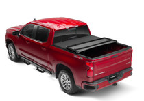 Lund 958294 - Genesis Elite Tri-Fold Tonneau - 2019-2024 Chevrolet Silverado 1500/GMC Sierra 1500; Fits 8.0 Ft. Bed